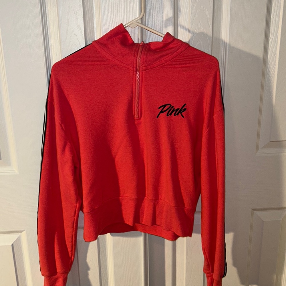 Women’s Size Small Cropped Pink Sweater